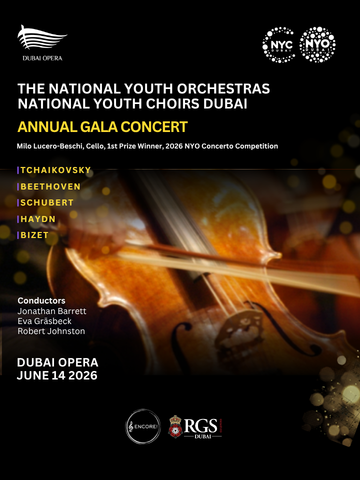 The NYO & National Youth Choirs Dubai Annual Concert 2026